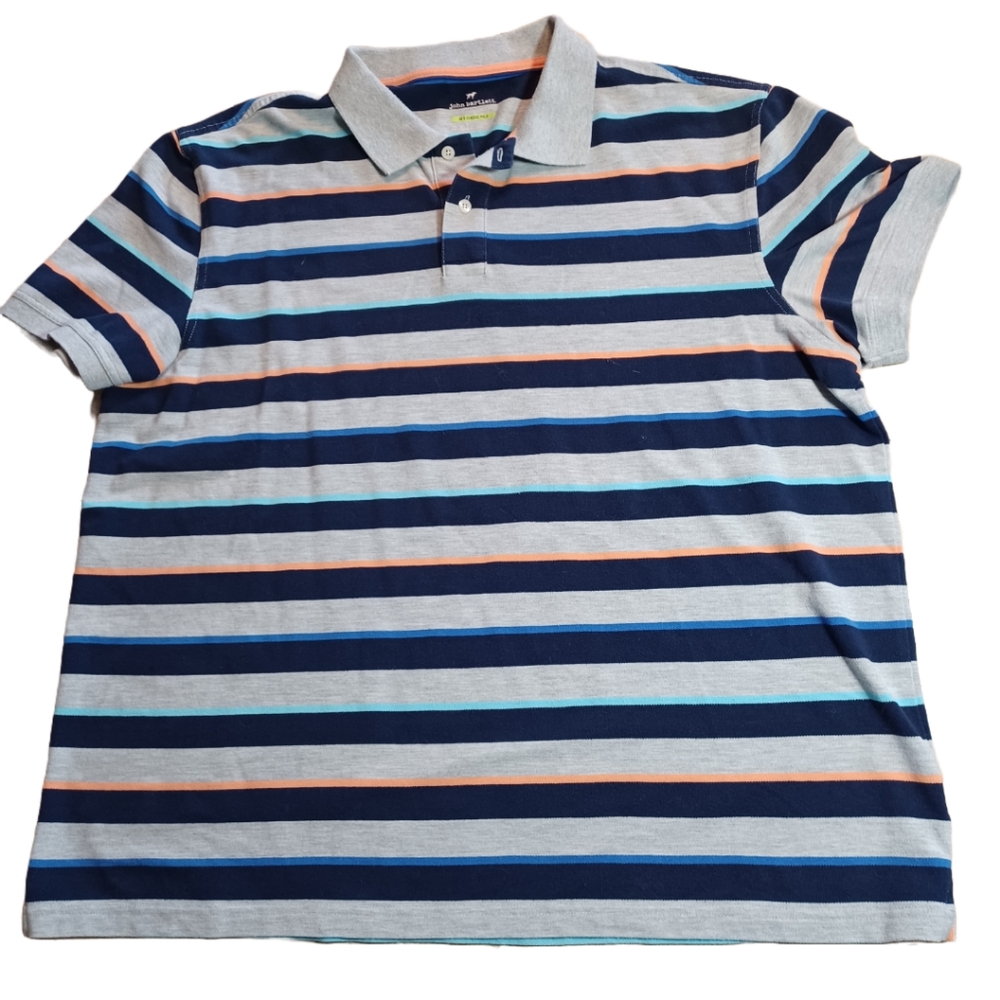 MEN'S JOHN BARTLETT CONSENSUS CLASSIC POLO SHIRTS (BUNDLE OF 2) SIZE XXL